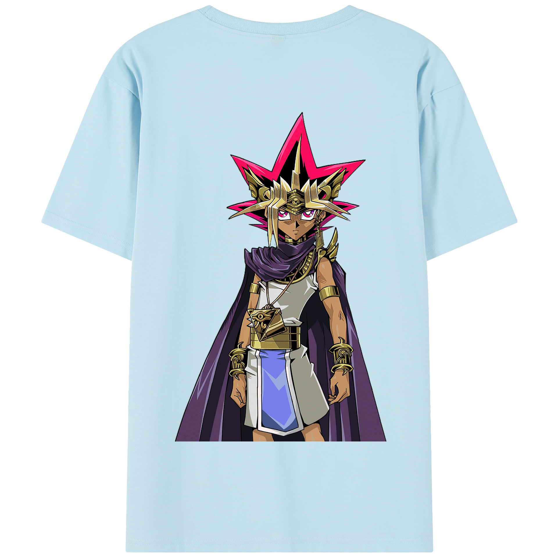 （画像用） 遊☆戯☆王 Yu-Gi-Oh! 綿100％半袖Tシャツ（背面プリント）